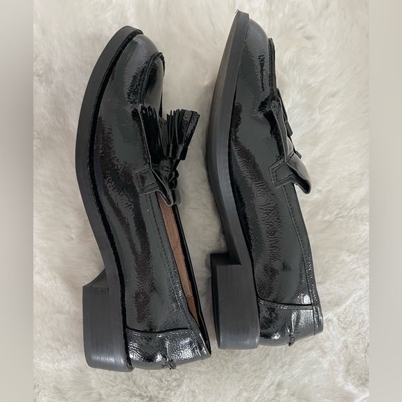 Steve Madden Meela Black Patent tassel loafers women’s sz 7 - Picture 8 of 8